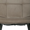 Jídelní židle, béžová, sametová látka, DCL-X7015 CAP2