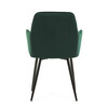 Jídelní židle, zelená, sametová látka, DCH-215 GRN4