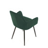 Jídelní židle, zelená, sametová látka, DCH-215 GRN4