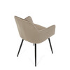 Jídelní židle, béžová, sametová látka, DCH-215 CAP4