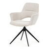 Jídelní židle, krémová, látka, DCH-D1320 CRM2