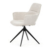 Jídelní židle, krémová, látka, DCH-D1320 CRM2