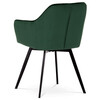 Jídelní židle, zelená, sametová látka, DCH-425 GRN4