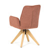 Jídelní židle, oranžová, látka, DCH-C2148 ORA2