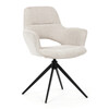 Jídelní židle, krémová, látka, DCH-D1320 CRM2