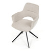 Jídelní židle, krémová, látka, DCH-D1320 CRM2