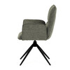 Jídelní židle, zelená, látka, DCH-D1328 GRN2