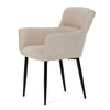 Jídelní židle, béžová, látka, DCH-J2159 CRM2