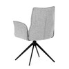Jídelní židle, šedá, látka, DCH-D1328 SIL2