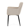Jídelní židle, béžová, látka, DCH-J2159 CRM2