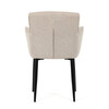 Jídelní židle, béžová, látka, DCH-J2159 CRM2