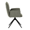 Jídelní židle, zelená, látka, DCH-D1328 GRN2
