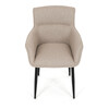 Jídelní židle, béžová, látka, DCH-J2159 CRM2