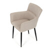 Jídelní židle, béžová, látka, DCH-J2159 CRM2