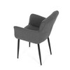 Jídelní židle, šedá, látka, DCH-J2159 GREY2