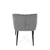 Jídelní židle, šedá, látka, DCH-J2139 GREY2