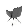 Jídelní židle, šedá, látka, DCH-D1328 GREY2