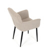 Jídelní židle, béžová, látka, DCH-J2159 CRM2