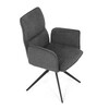 Jídelní židle, šedá, látka, DCH-D1328 GREY2