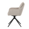 Jídelní židle, béžová, látka, DCH-P3174 LAN2