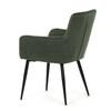 Jídelní židle, zelená, látka, DCH-P3146 GRN2