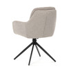 Jídelní židle, béžová, látka, DCH-P3174 LAN2