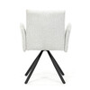 Jídelní židle, krémová, látka bouclé, DCH-W1117 CRM2