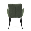 Jídelní židle, zelená, látka, DCH-P3146 GRN2