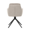 Jídelní židle, béžová, látka, DCH-P3174 LAN2