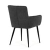 Jídelní židle, šedá, látka, DCH-P3146 GREY2