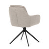 Jídelní židle, béžová, látka, DCH-P3174 LAN2