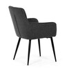 Jídelní židle, šedá, látka, DCH-P3146 GREY2