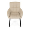 Jídelní židle, béžová, látka, DCH-P3146 CRM2