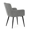Jídelní židle, šedá, látka, DCH-P3146 SIL2