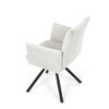 Jídelní židle, krémová, látka bouclé, DCH-W1117 CRM2