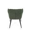 Jídelní židle, zelená, látka, DCH-P3146 GRN2