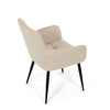 Jídelní židle, béžová, látka, DCH-P3146 CRM2
