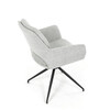 Jídelní židle, krémová, látka bouclé, DCH-T1156 CRM2