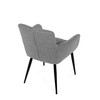 Jídelní židle, šedá, látka, DCH-P3146 SIL2