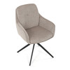 Jídelní židle, béžová, látka, DCH-P3174 LAN2