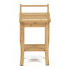 Taburet, bambus, přírodní, DR-B063 NAT