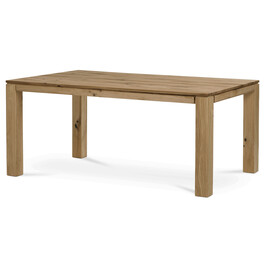 Jídelní stůl 180x90cm, masiv, dub, DS-F180 DUB