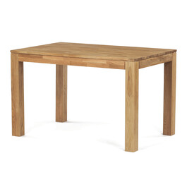 Jídelní stůl 120x80cm, masiv, dub, DS-H120 DUB