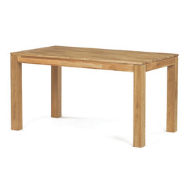Jídelní stůl 140x80cm, masiv, dub, DS-H140 DUB