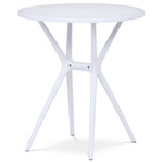 Zahradní stůl plast, bílá, DT-X7007 WT