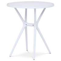 Zahradní stůl plast, bílá, DT-X7007 WT