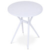 Zahradní stůl plast, bílá, DT-X7007 WT