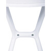 Zahradní stůl plast, bílá, DT-X7007 WT