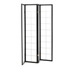 Paraván, masiv, černá, EF-E804 BK