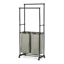 Věšák, plast, černá, GD-176 BK